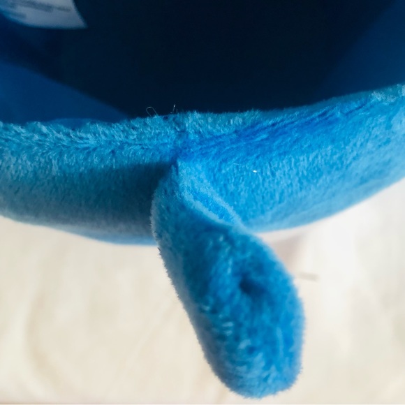 NWT Blue Shark Easter Basket velvet like fabric - Picture 7 of 12